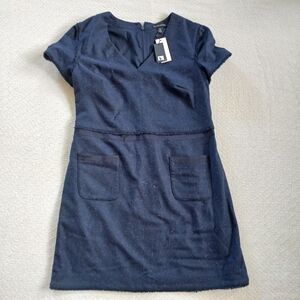 NWT Banana Republic Navy Blue Dress 12P